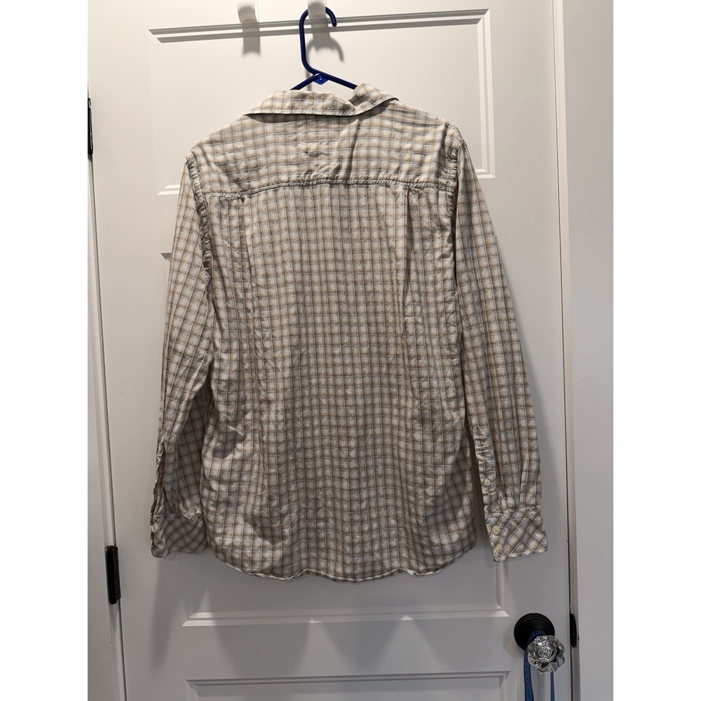 RED X Men's Medium Embroidered Western Button Down Shirt 100% Cotton Plaid M - Picture 2 of 5
